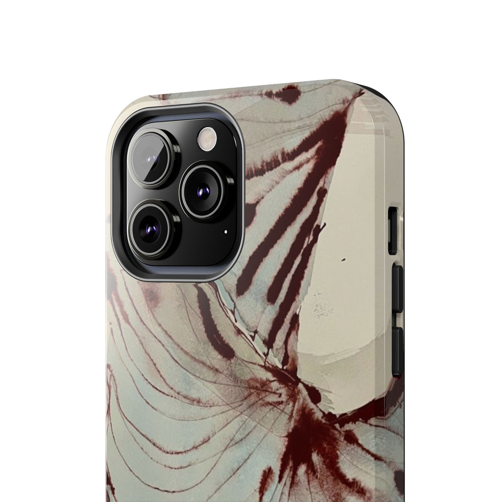 Maroon Silk iPhone Case