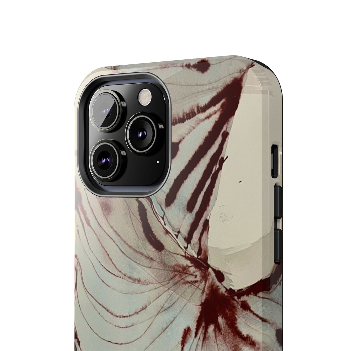 Maroon Silk iPhone Case