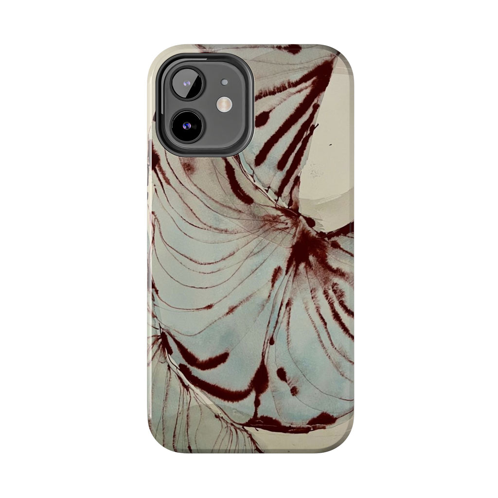 Maroon Silk iPhone Case