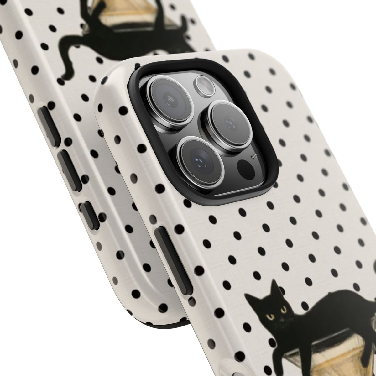 Meowtini Polka Dot iPhone Case