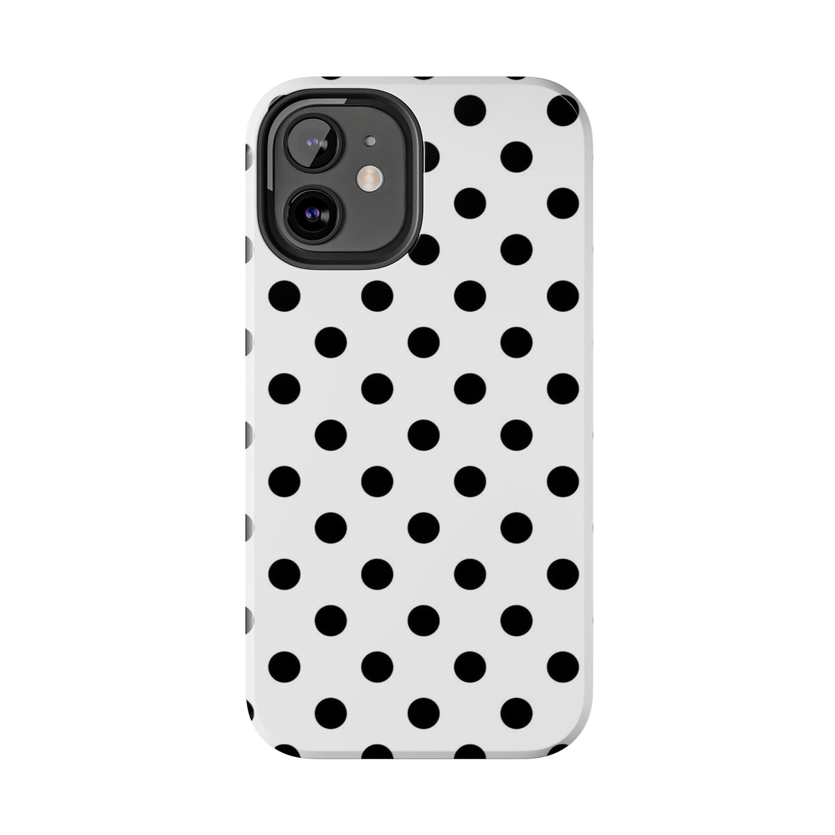 White Polka Dot iPhone Case