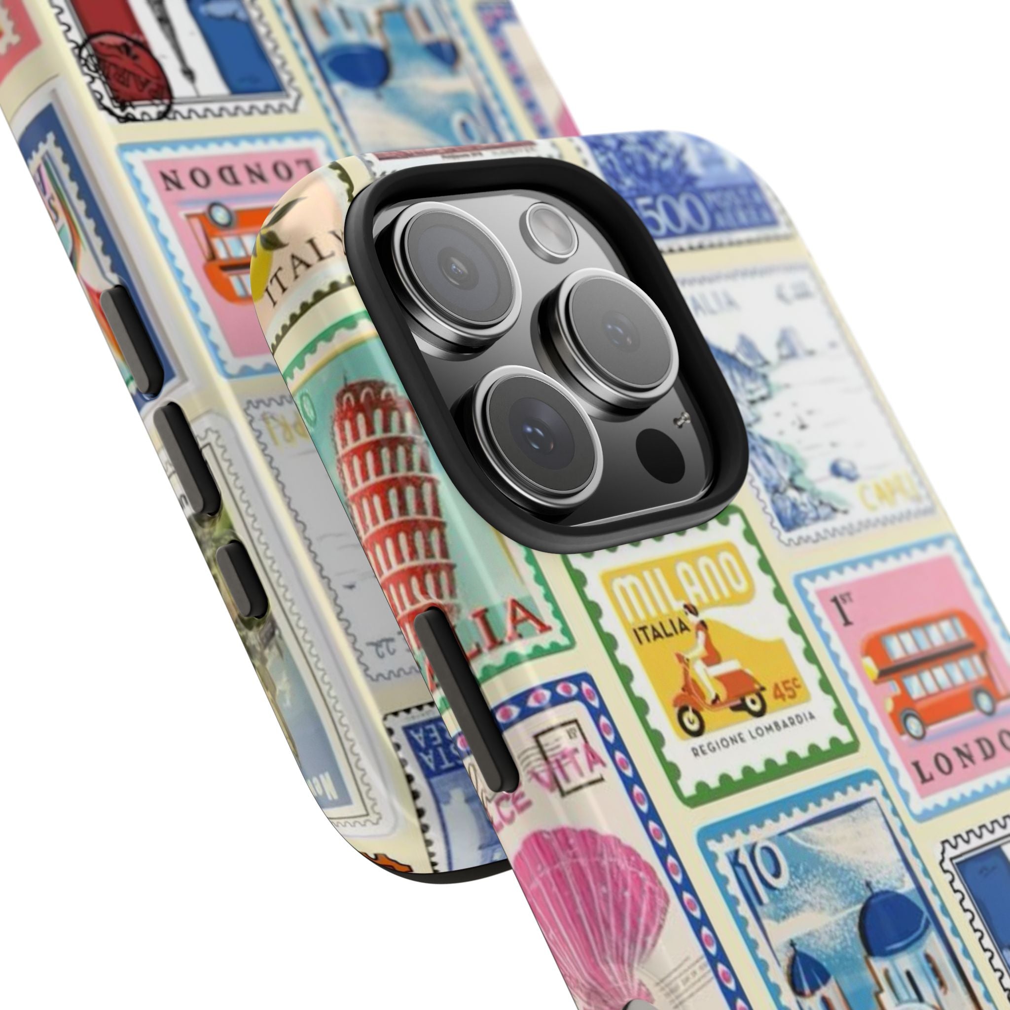 European Summer Stamps iPhone Case