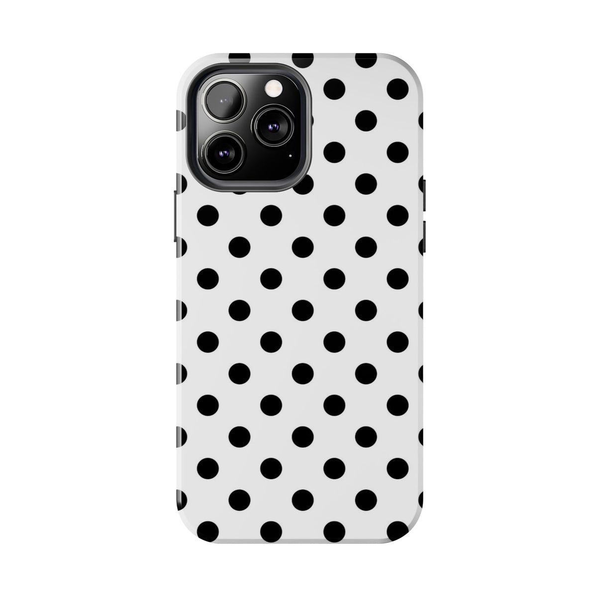 White Polka Dot iPhone Case