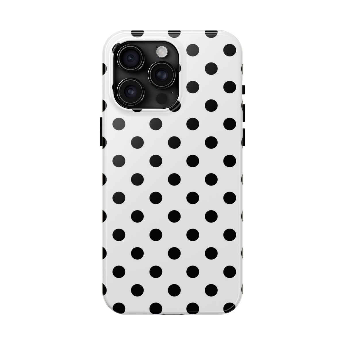 White Polka Dot iPhone Case