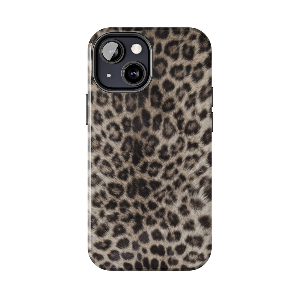Suede Leopard iPhone Case