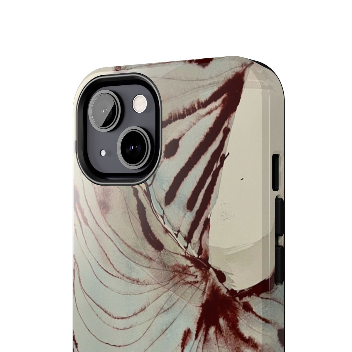 Maroon Silk iPhone Case