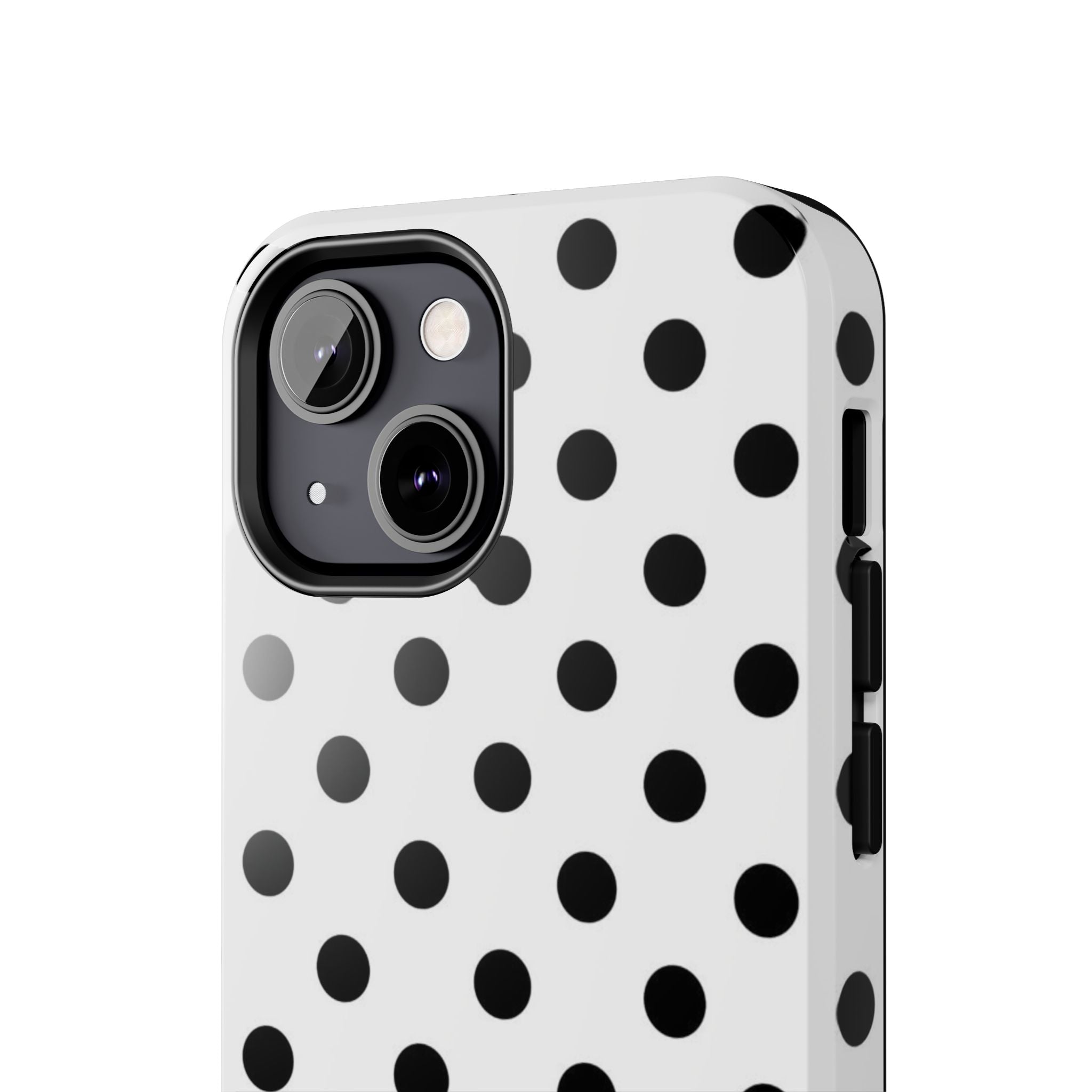 White Polka Dot iPhone Case