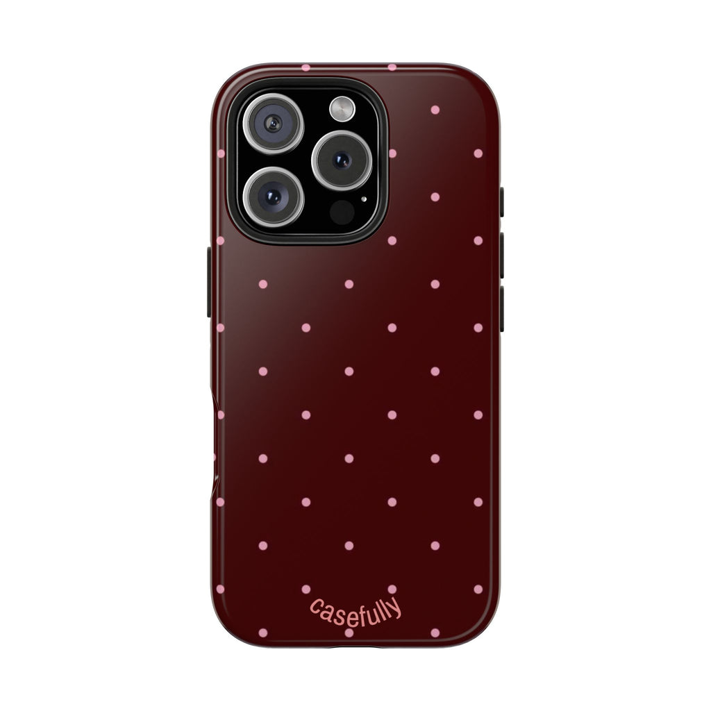 Red Polka Dot iPhone Case