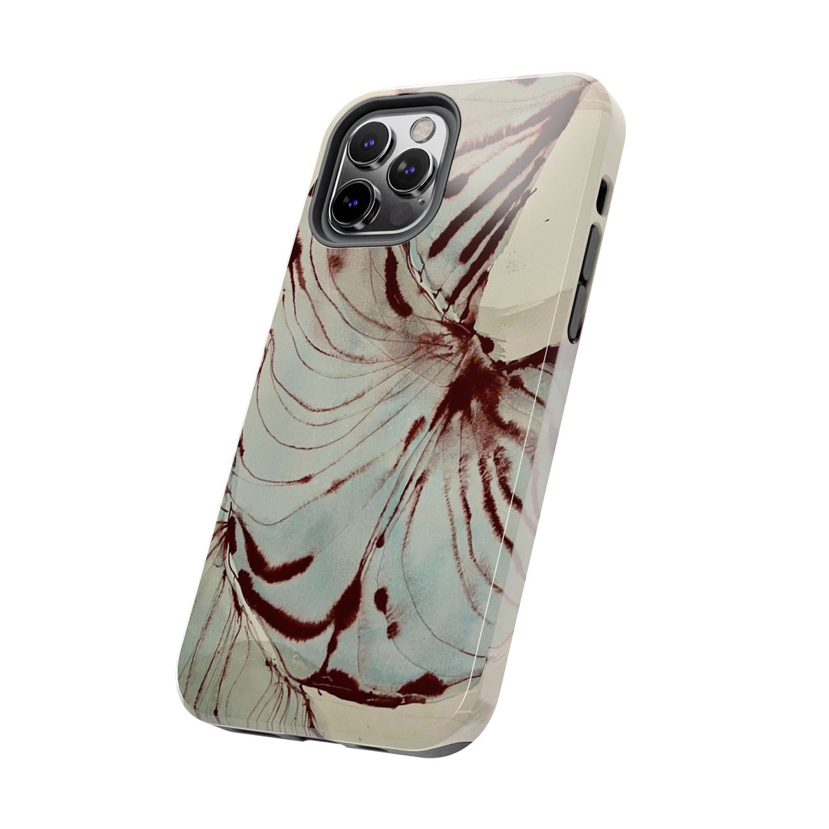 Maroon Silk iPhone Case