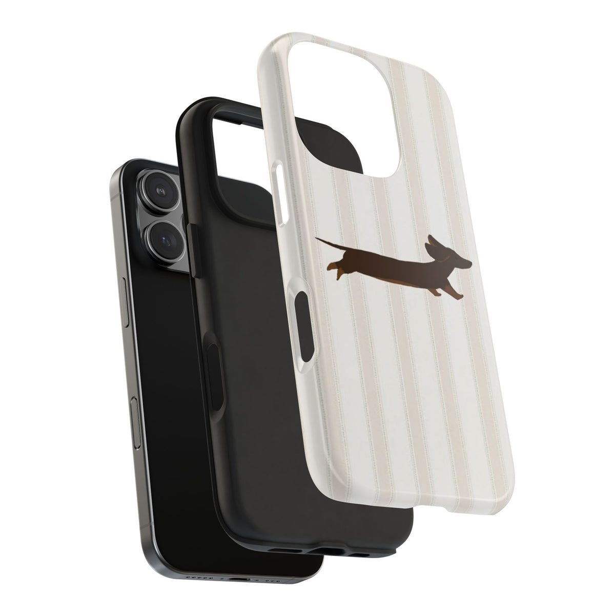 Leaping Dachshund iPhone Case
