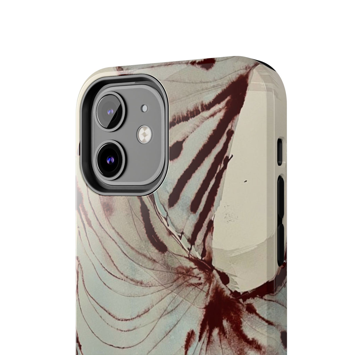 Maroon Silk iPhone Case