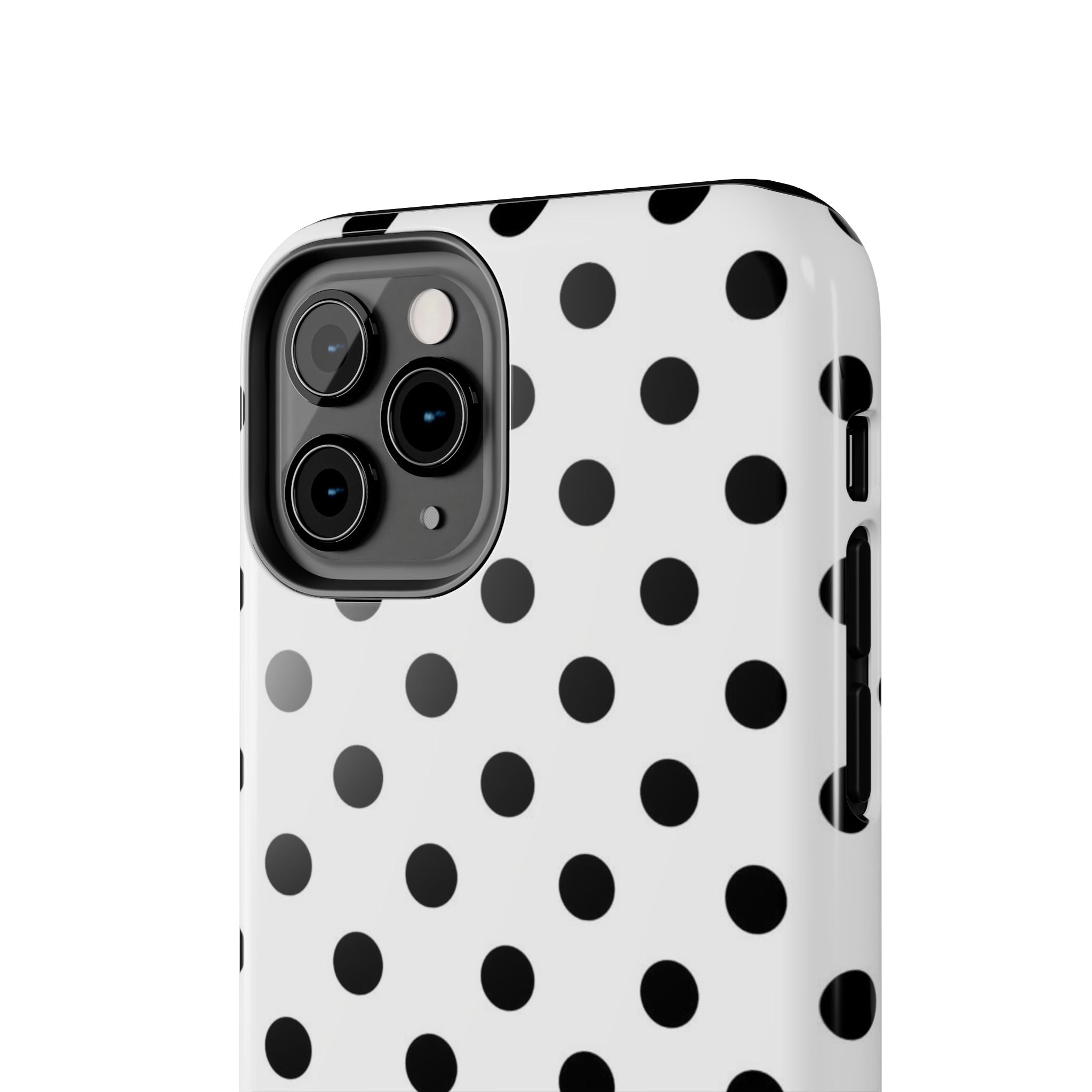White Polka Dot iPhone Case