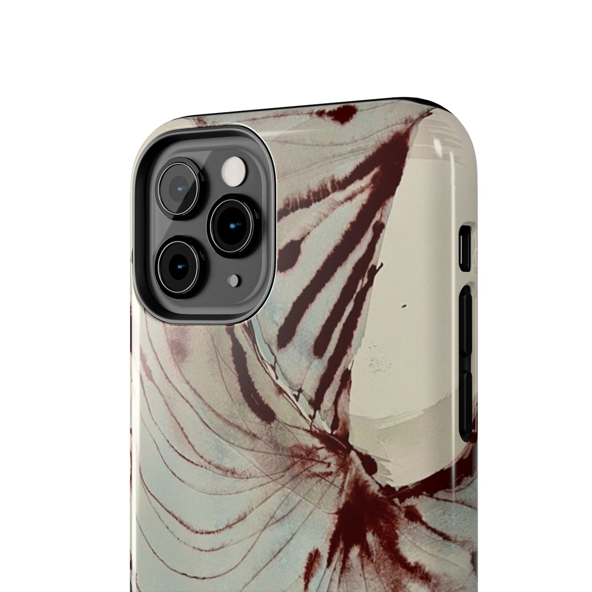 Maroon Silk iPhone Case