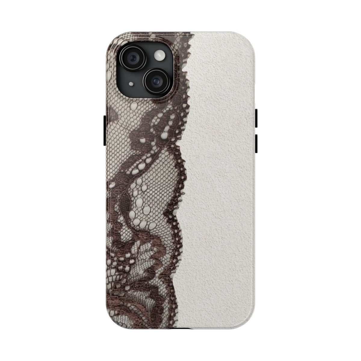 Brown Lace Edge iPhone Case