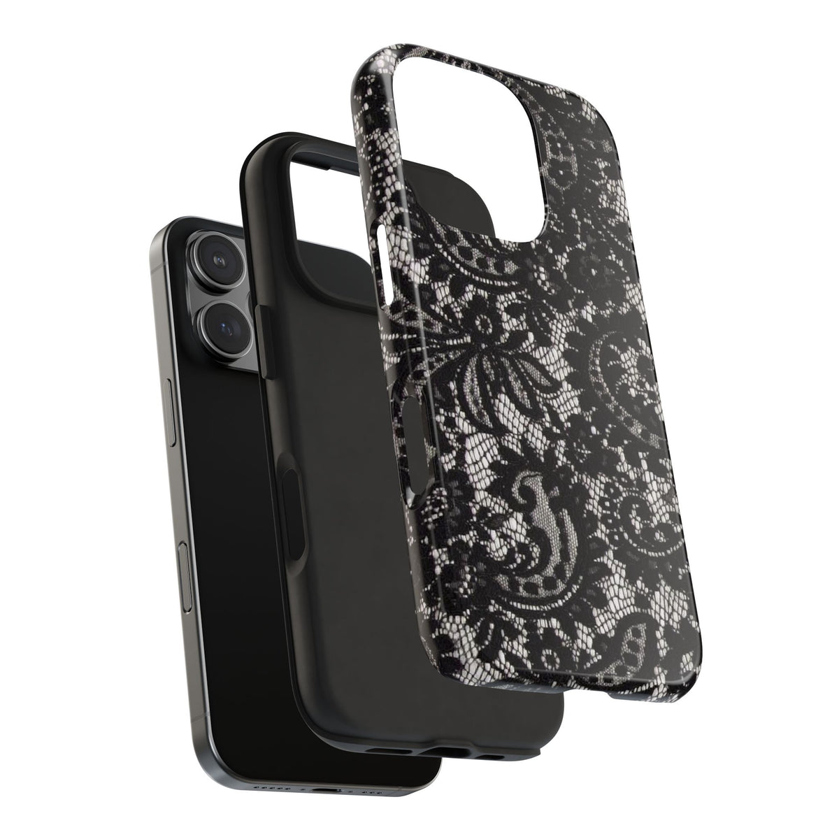 Black Lace iPhone Case