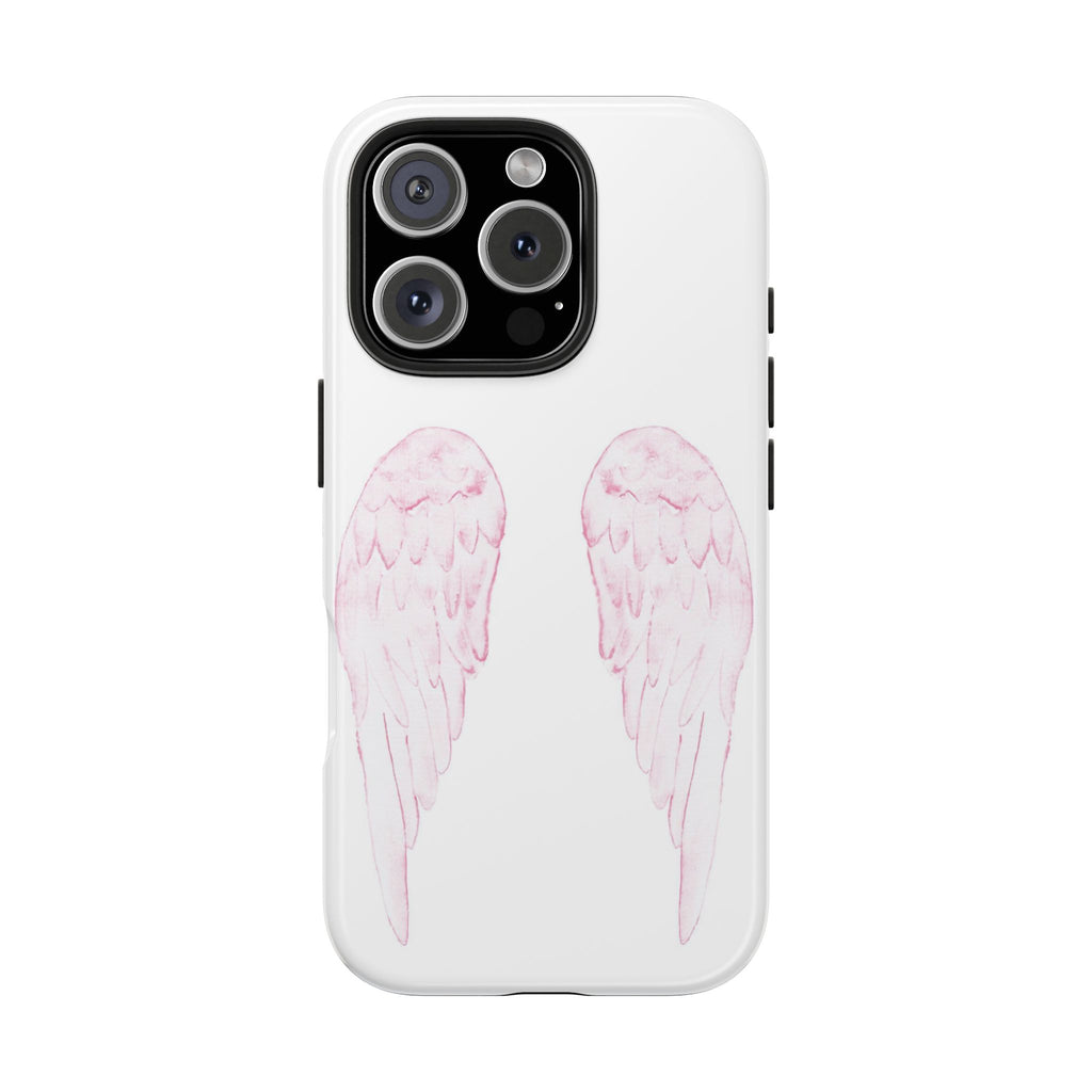 White Bombshell Wings iPhone Case