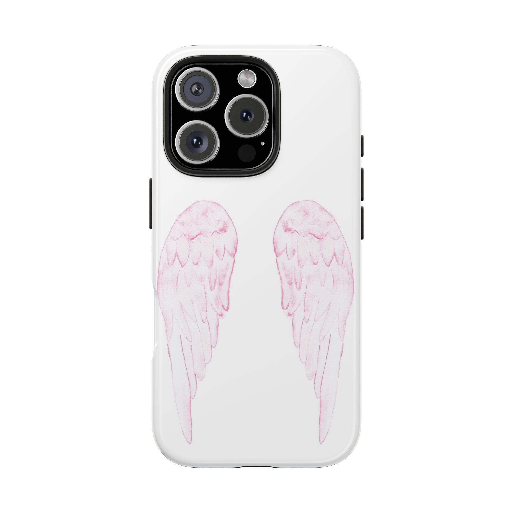White Bombshell Wings iPhone Case