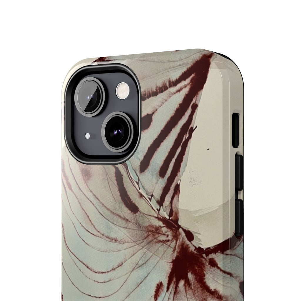 Maroon Silk iPhone Case