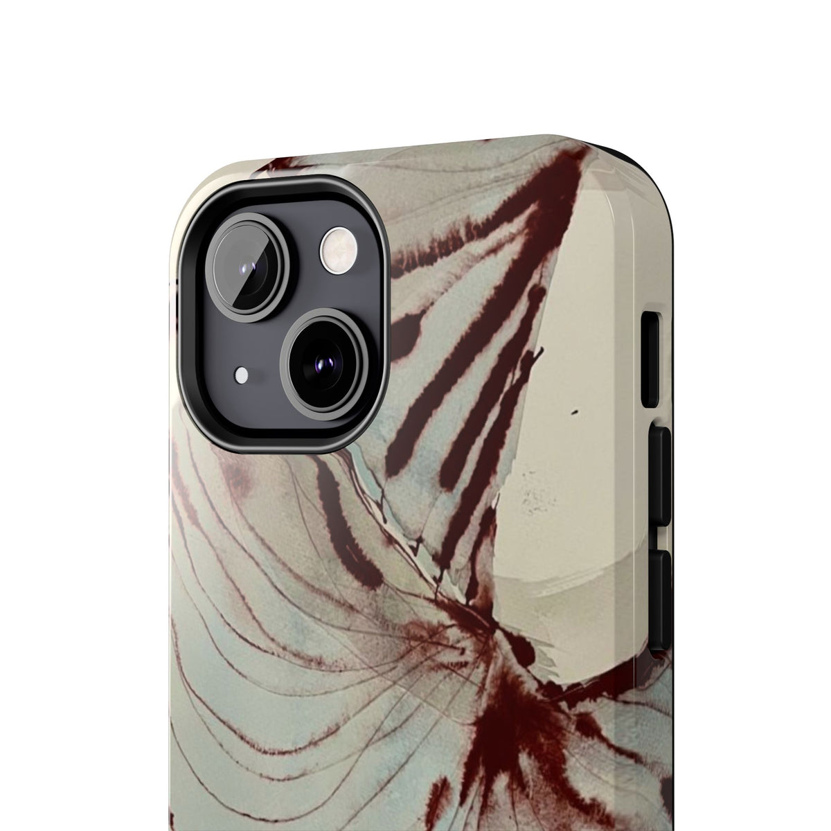 Maroon Silk iPhone Case