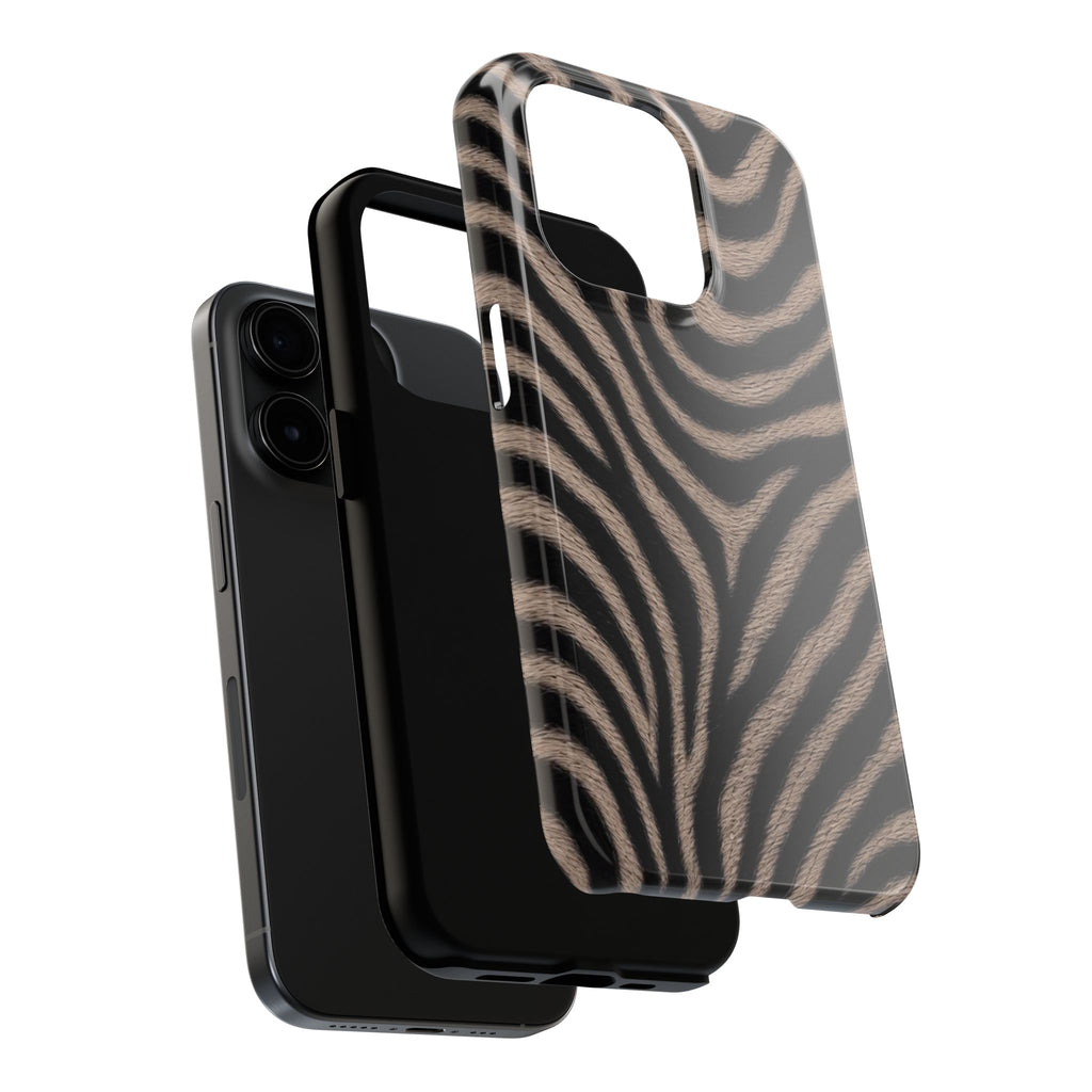 Tan Zebra iPhone Case