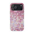 Pink Square Glass iPhone Case
