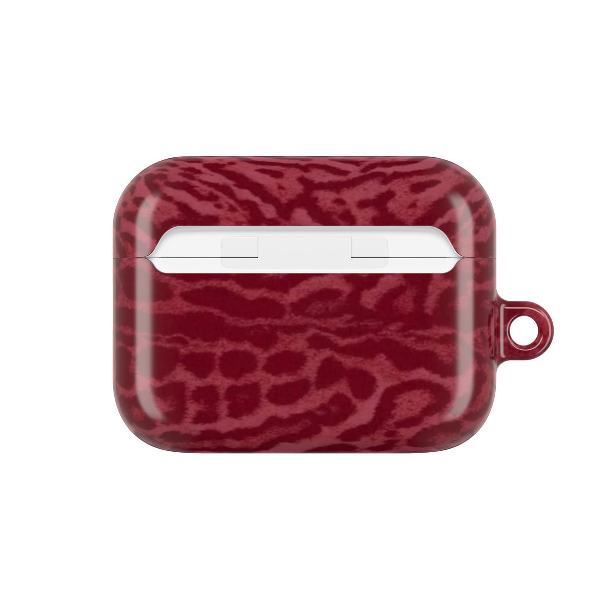 Burgundy Jaguar AirPod Case