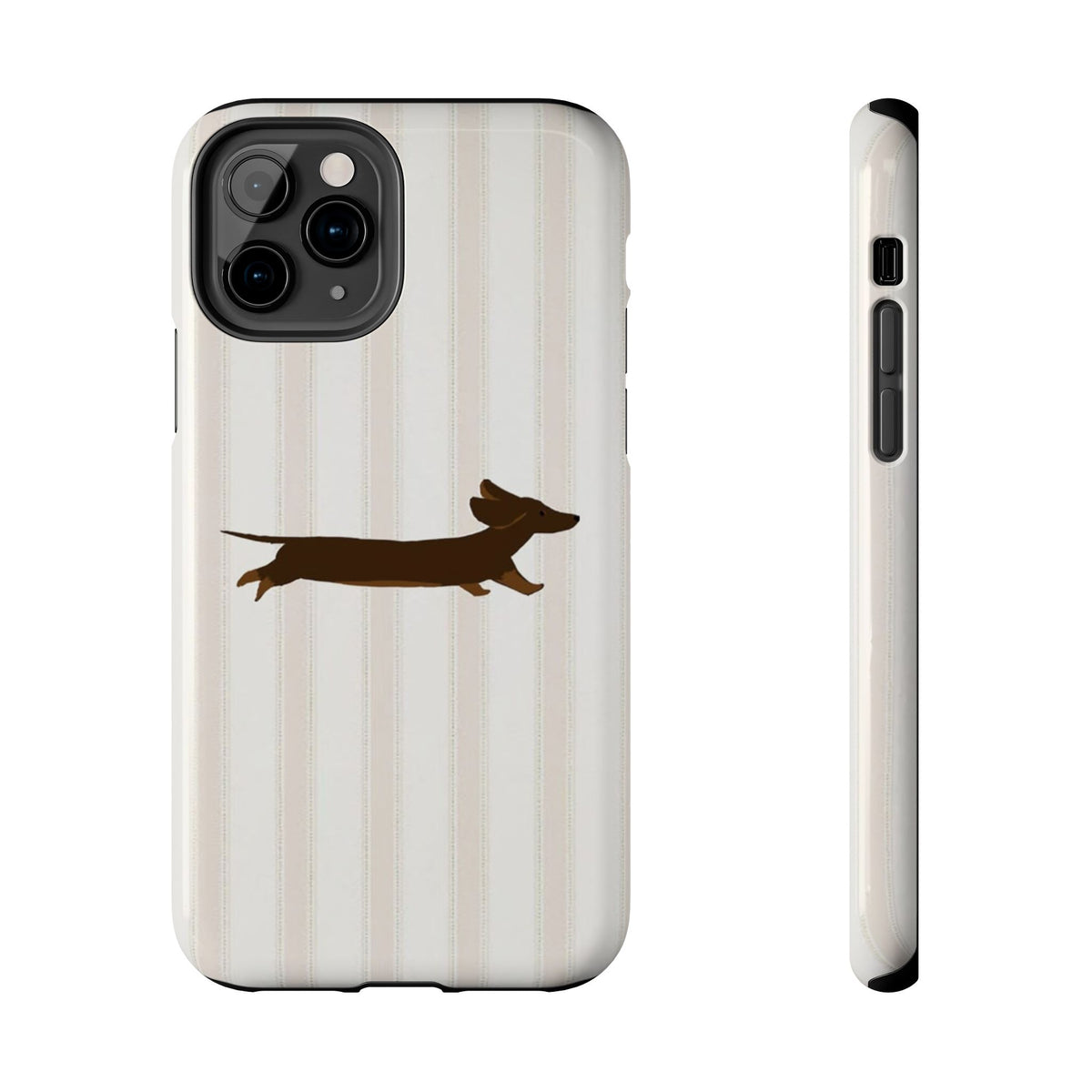 Leaping Dachshund iPhone Case