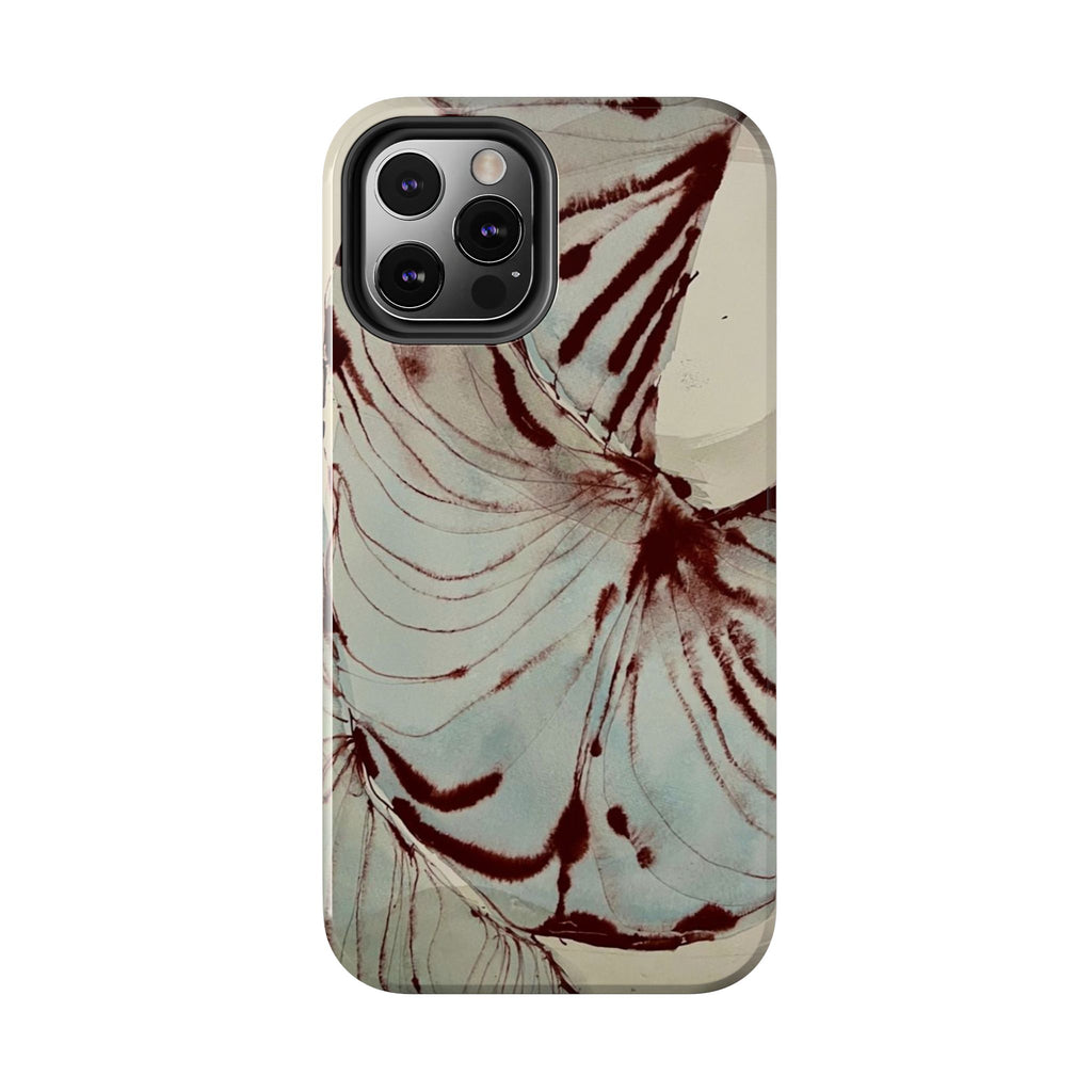 Maroon Silk iPhone Case