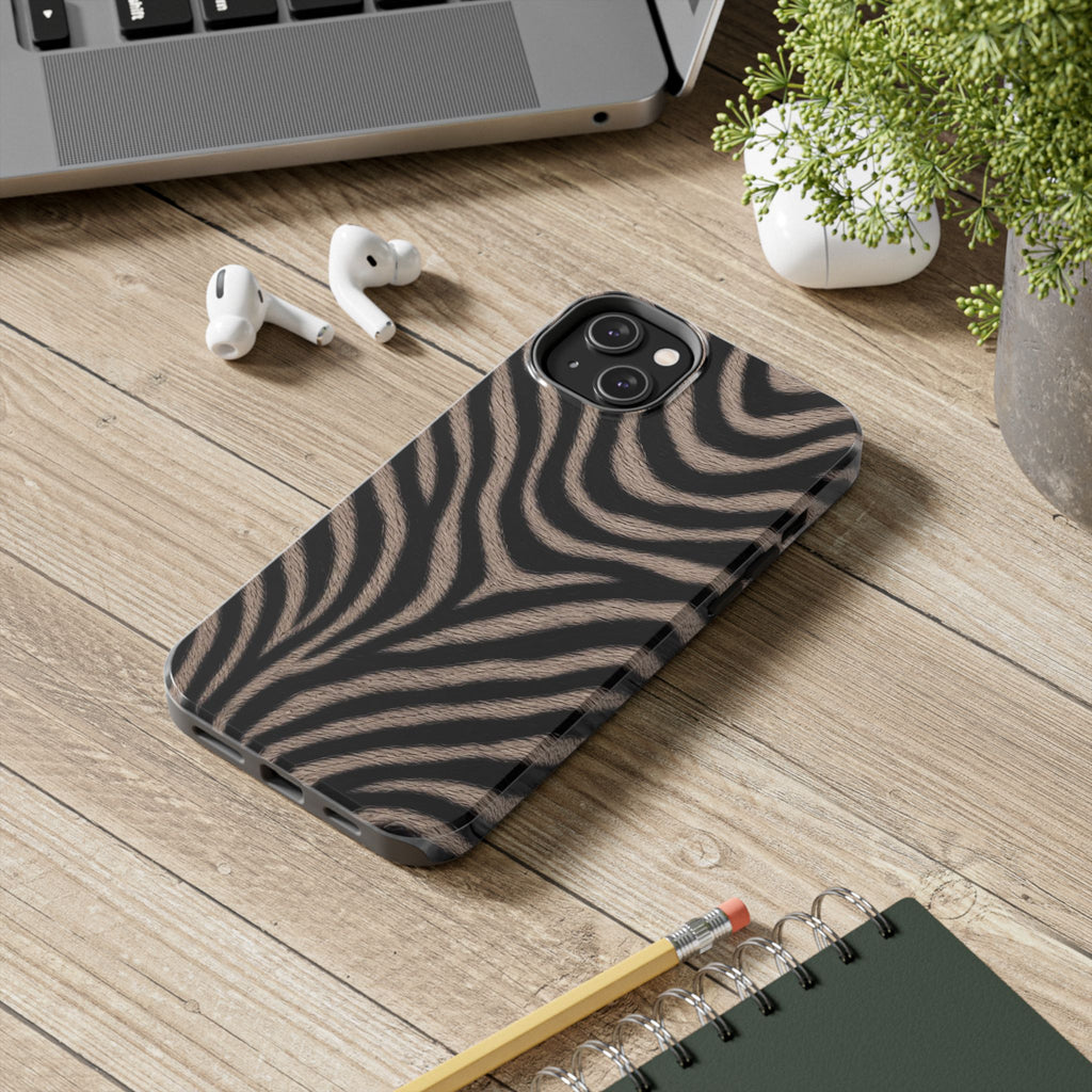 Tan Zebra iPhone Case