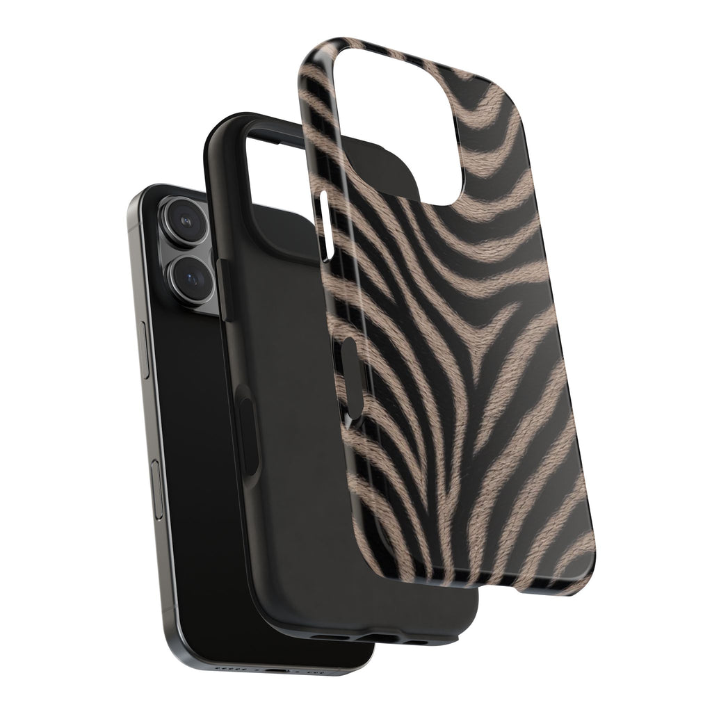 Tan Zebra iPhone Case