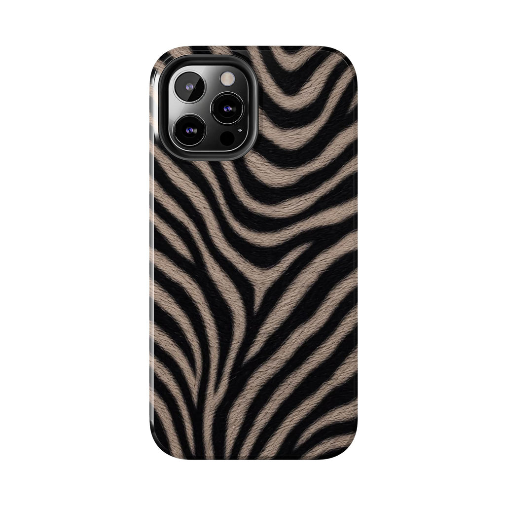 Tan Zebra iPhone Case