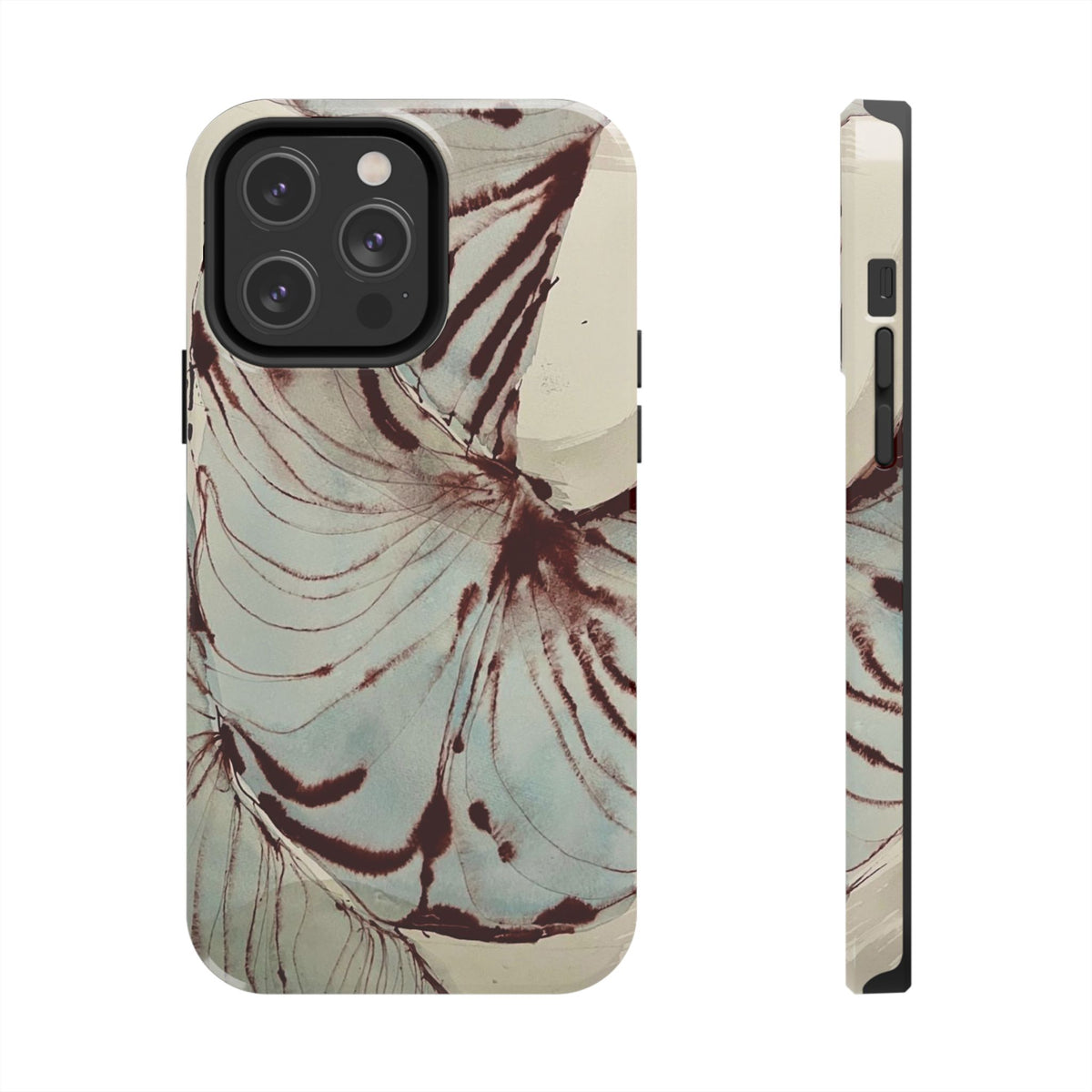 Maroon Silk iPhone Case
