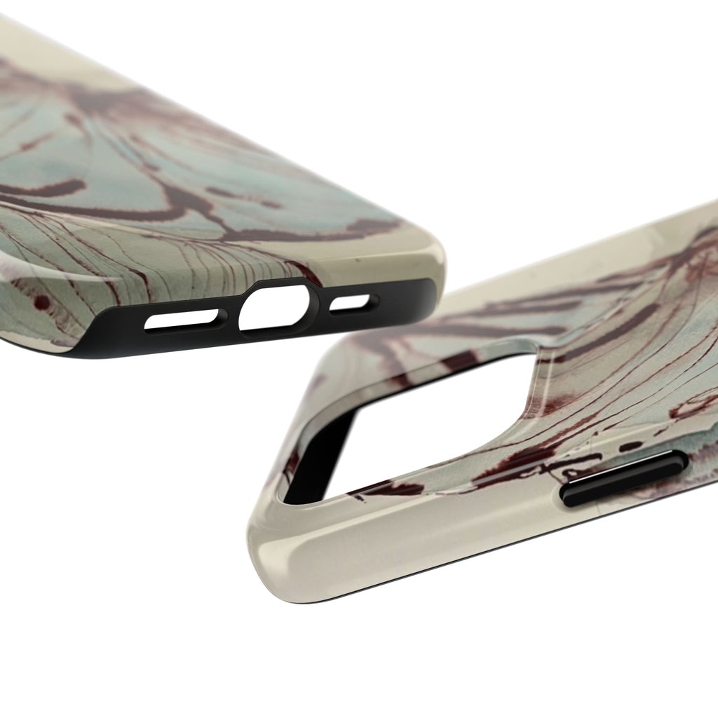Maroon Silk iPhone Case