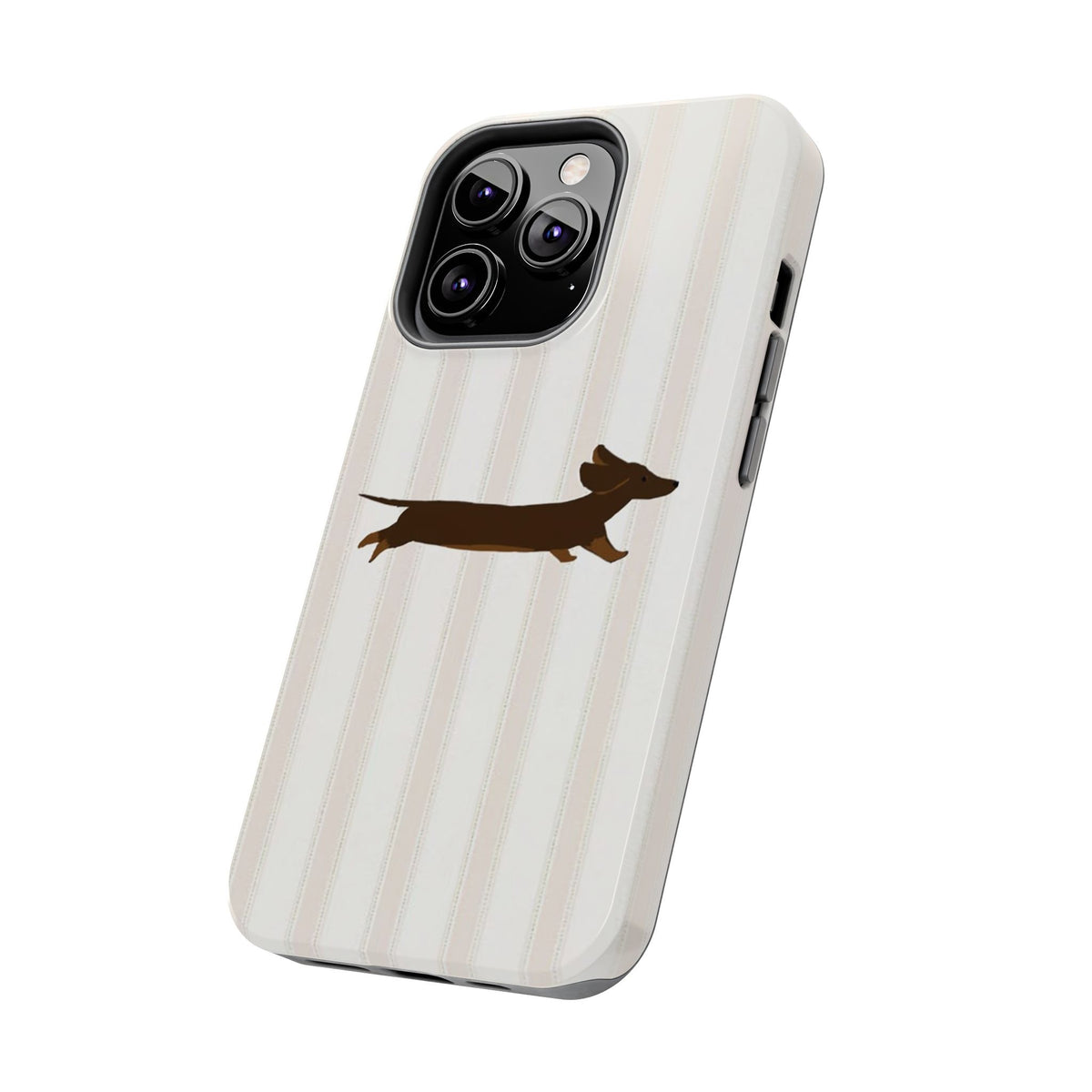 Leaping Dachshund iPhone Case