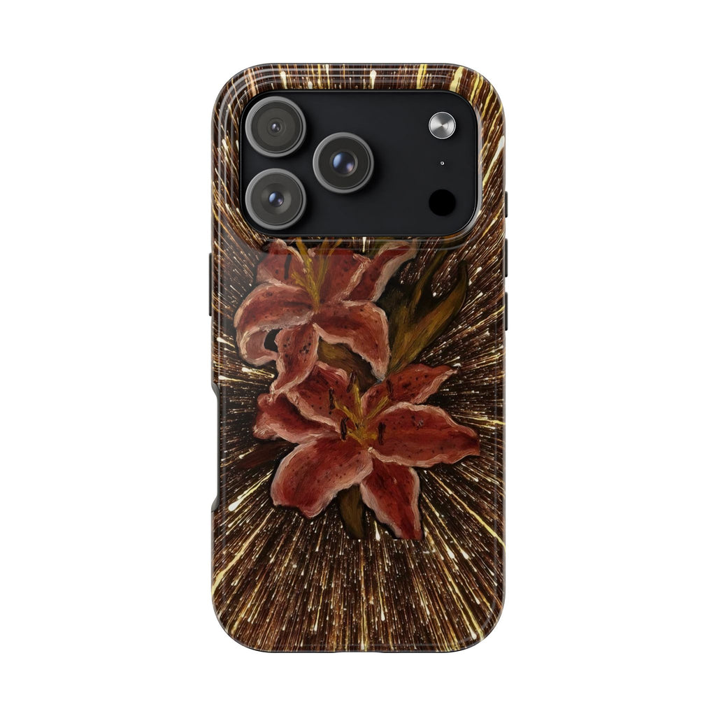 Sparkling Lily iPhone Case