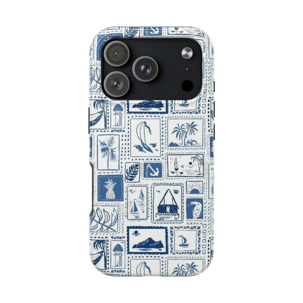 Stamps by the Sea iPhone Case