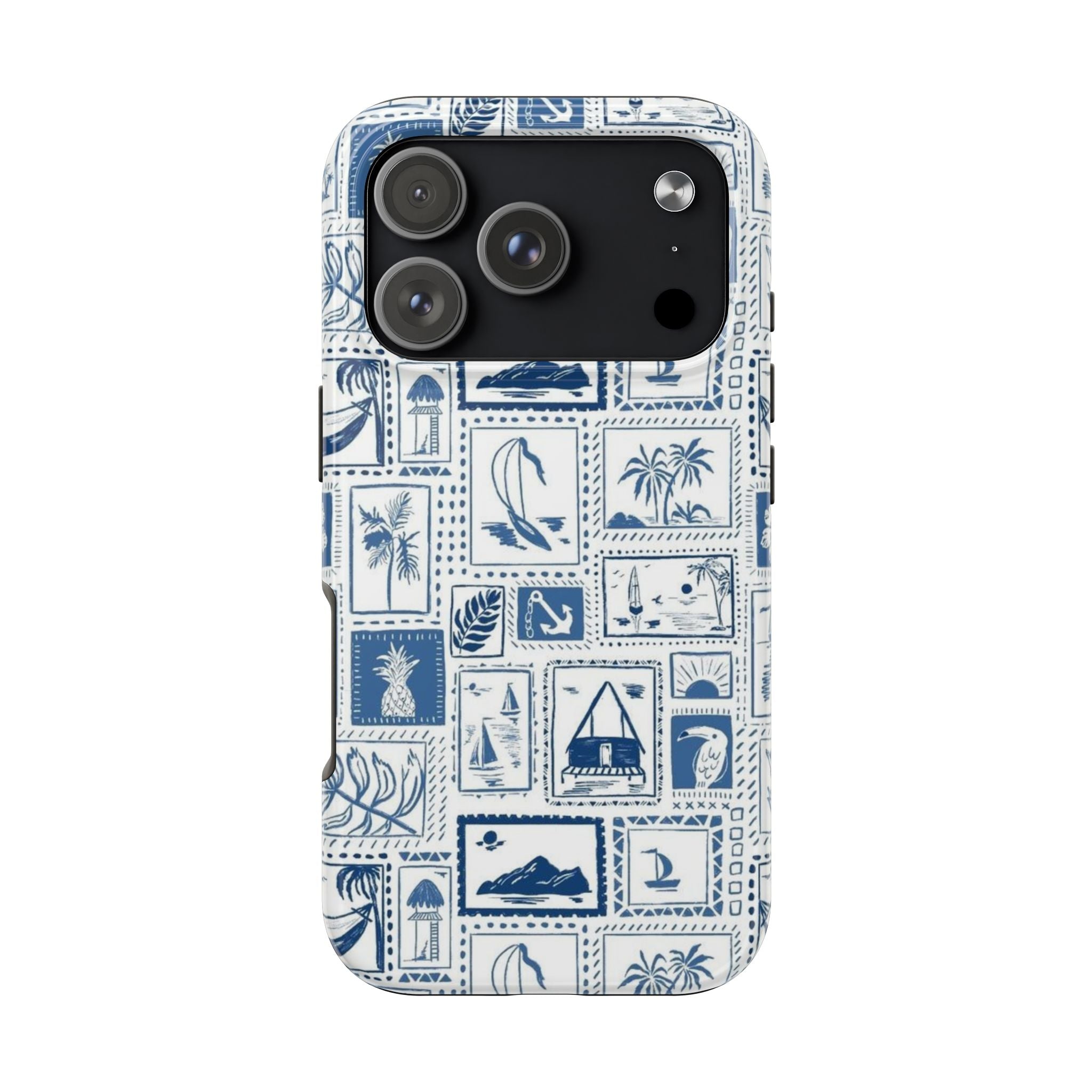 Stamps by the Sea iPhone Case