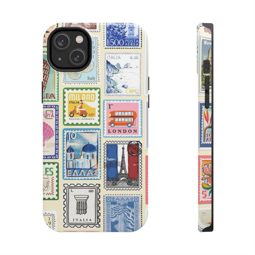 European Summer Stamps iPhone Case