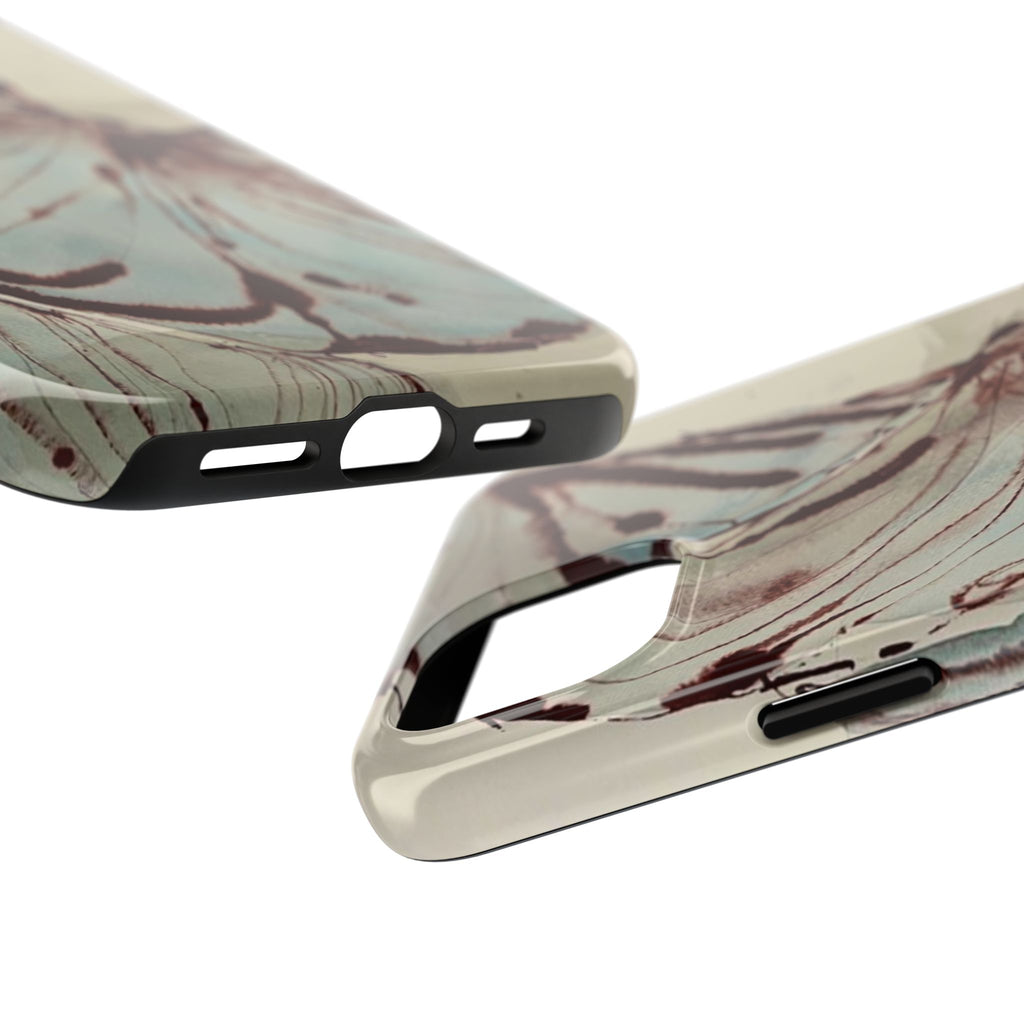 Maroon Silk iPhone Case