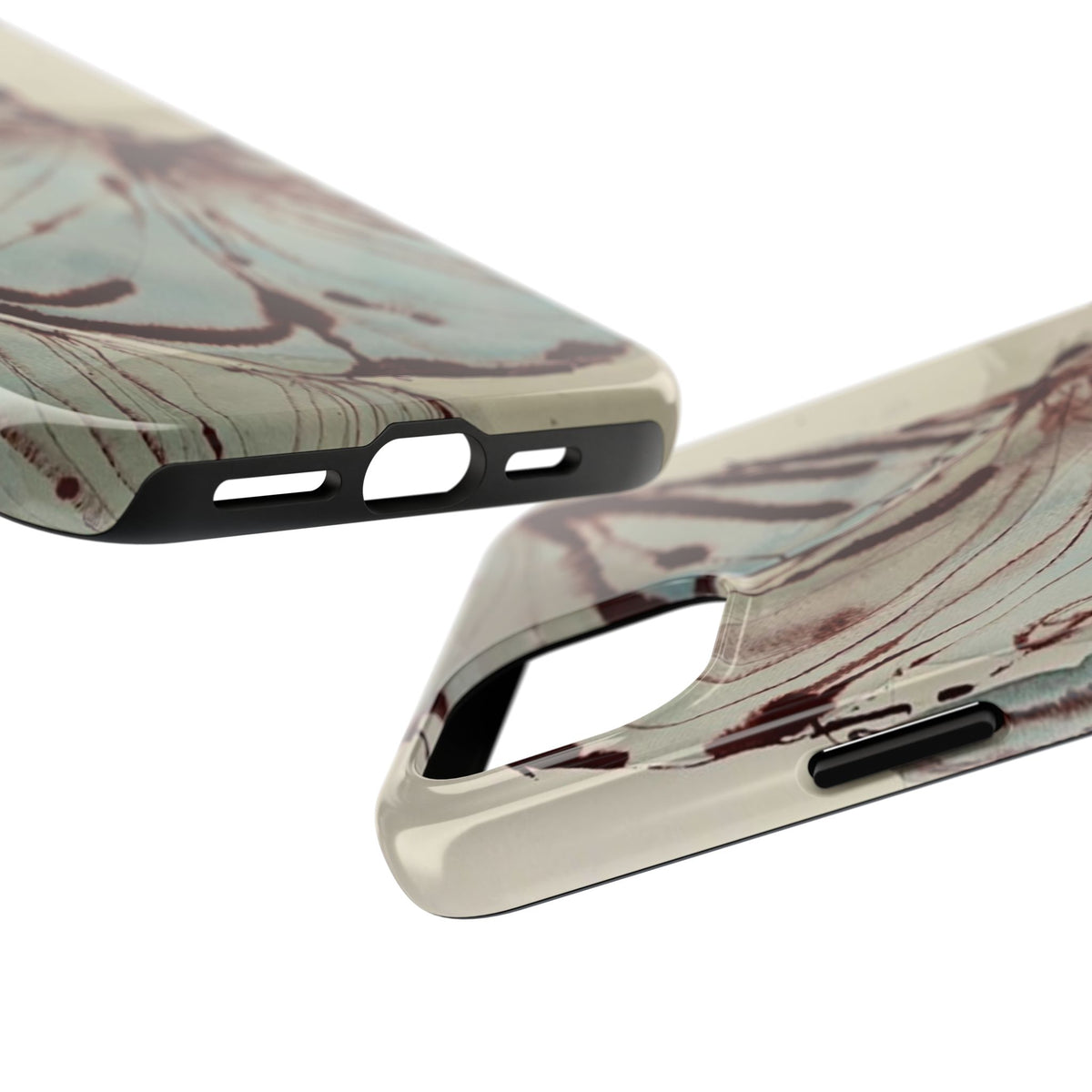 Maroon Silk iPhone Case