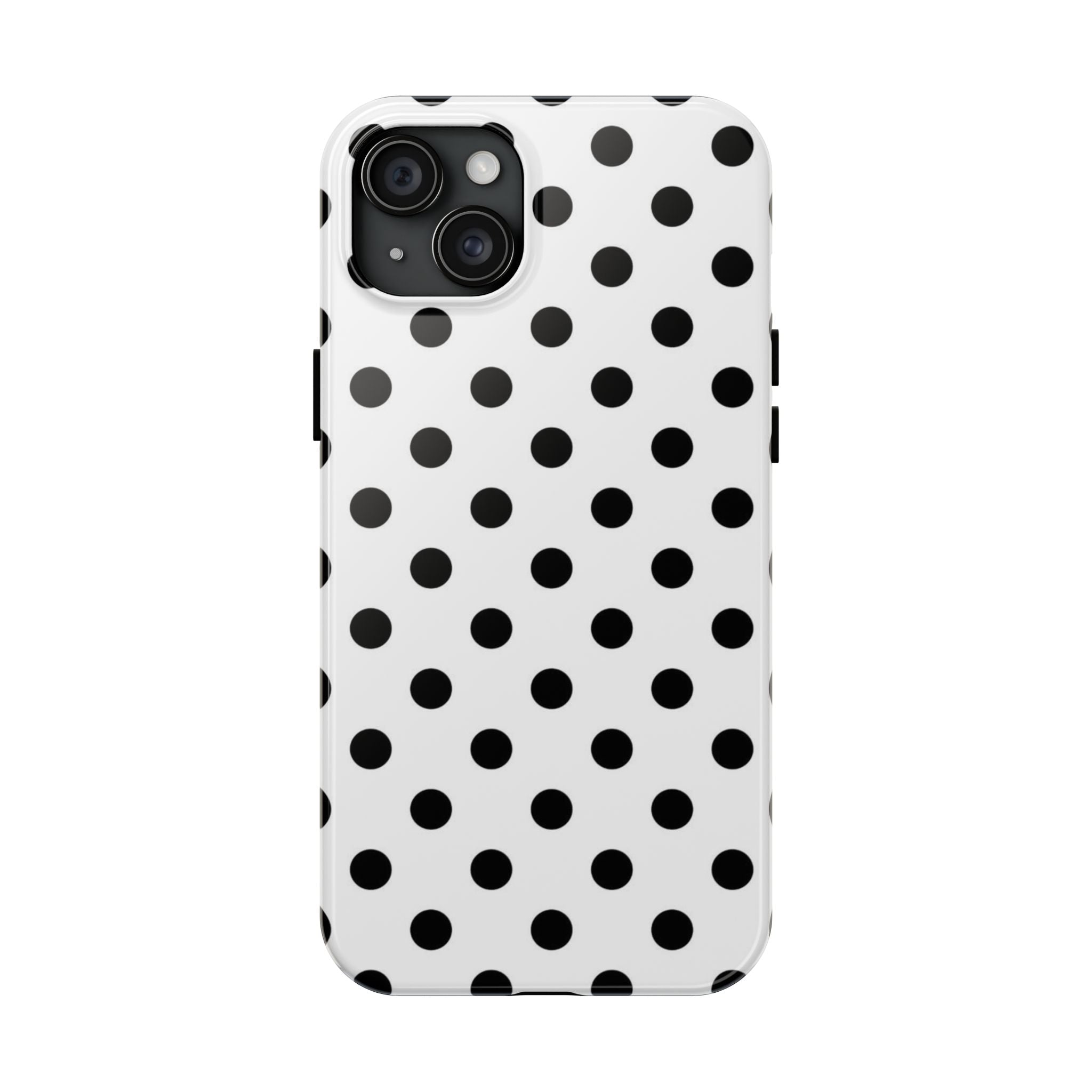 White Polka Dot iPhone Case
