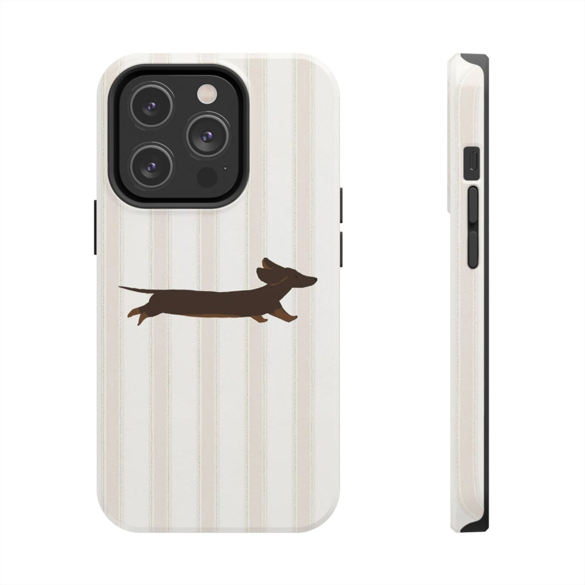 Leaping Dachshund iPhone Case