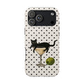 Meow-tini Polka Dot iPhone Case