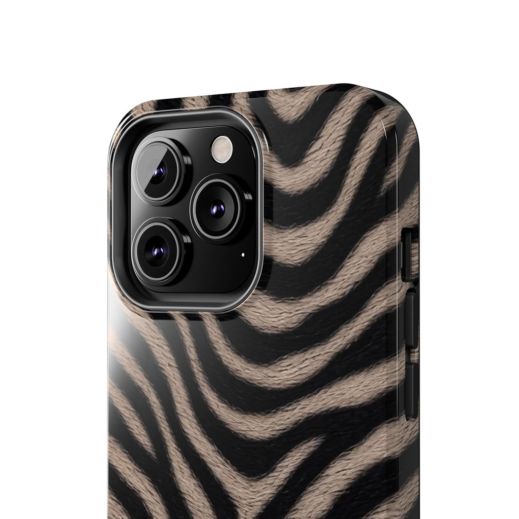 Tan Zebra iPhone Case