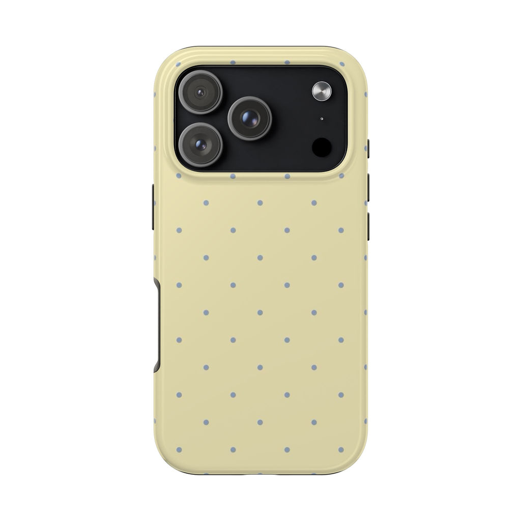 Buttery Polka Dots iPhone Case