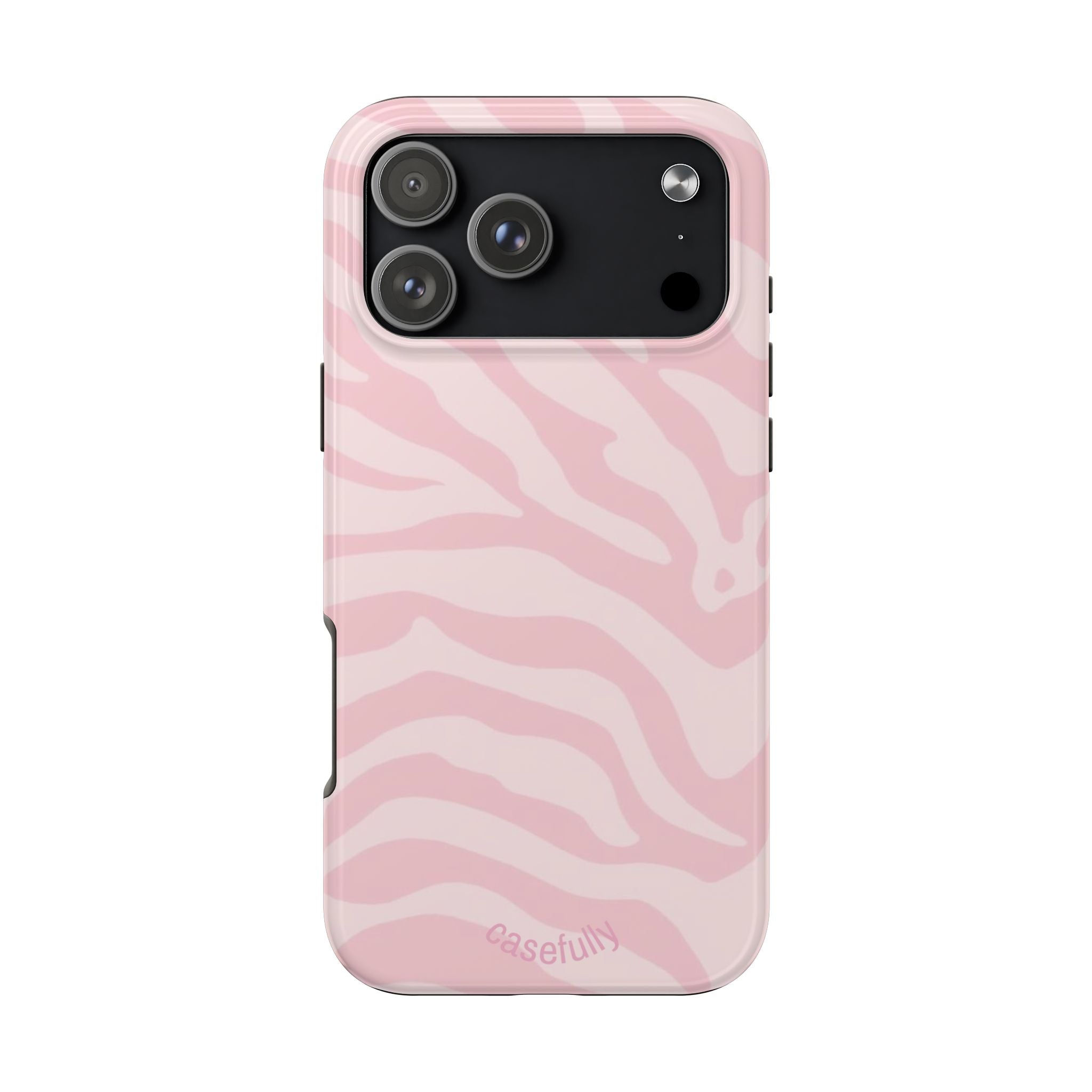 Light Pink Zebra iPhone Case