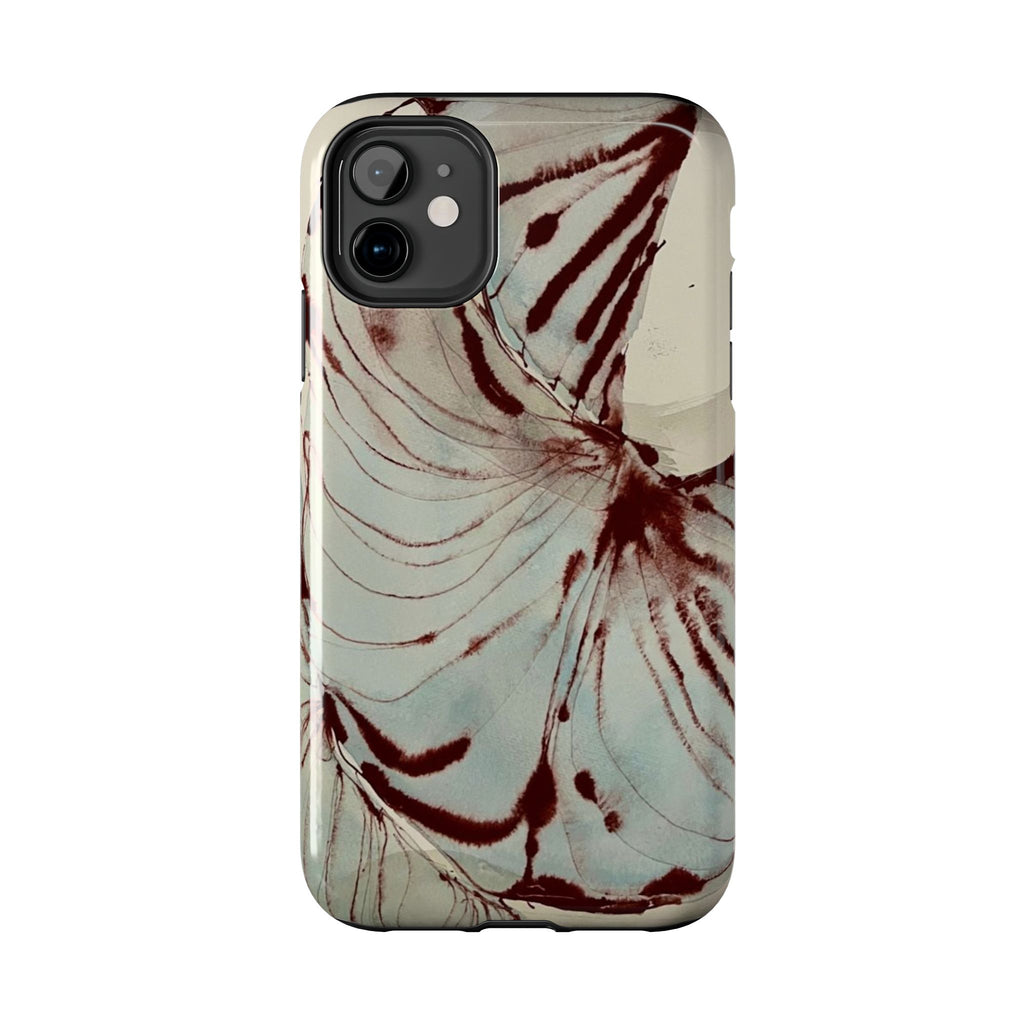 Maroon Silk iPhone Case