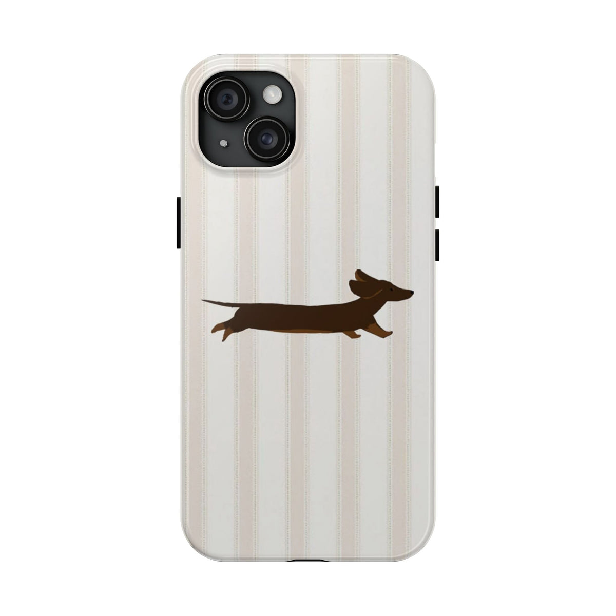 Leaping Dachshund iPhone Case