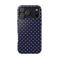 Blue Polka Dot iPhone Case