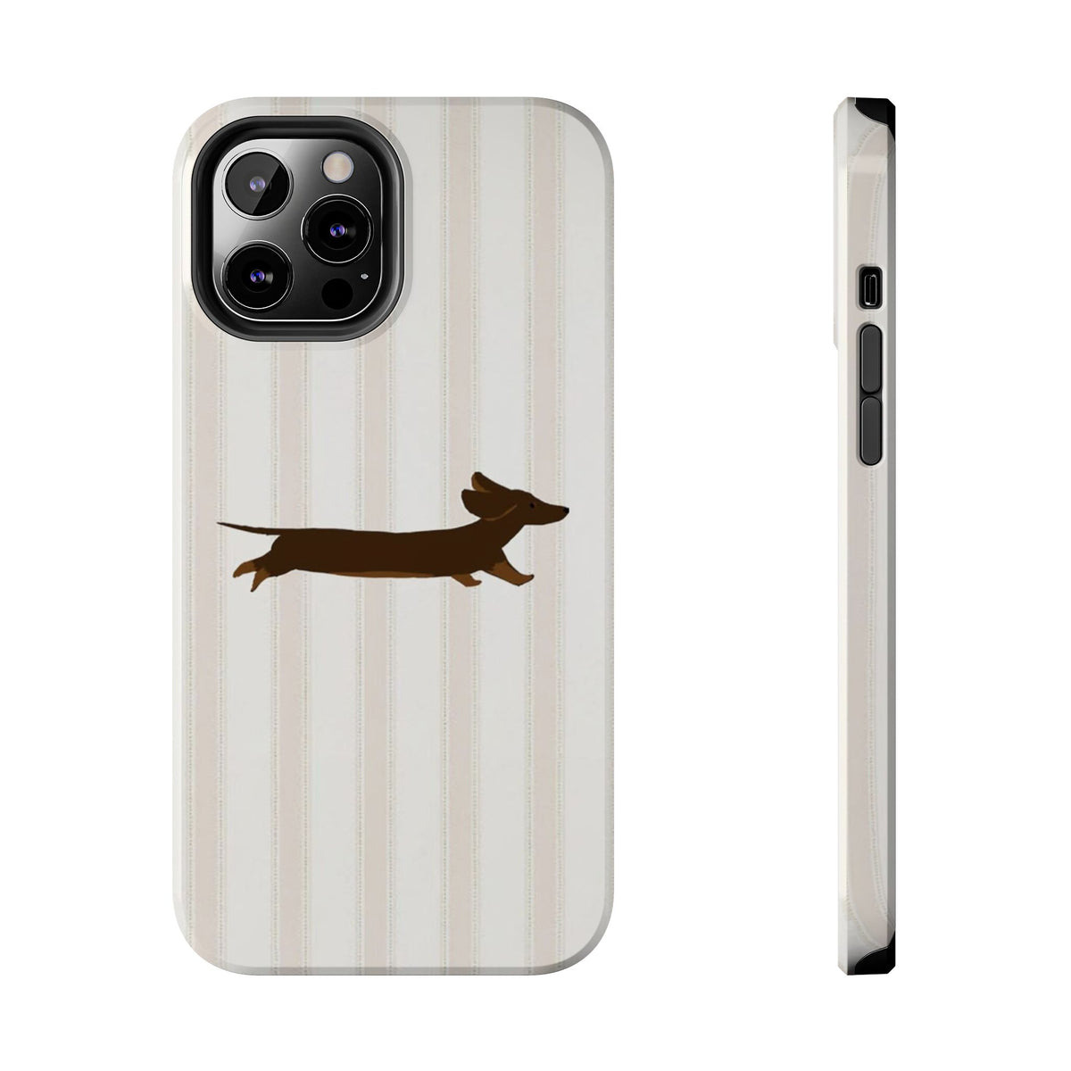Leaping Dachshund iPhone Case
